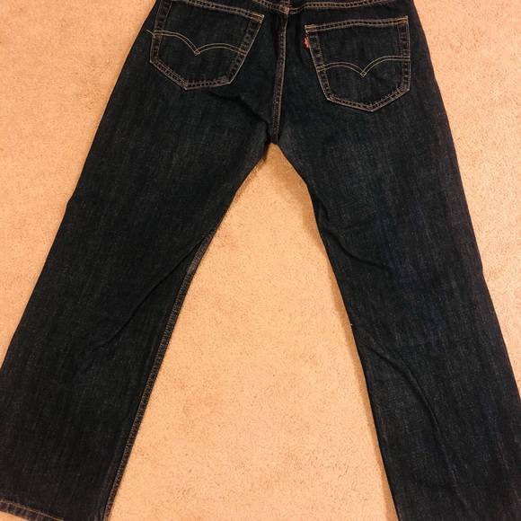 Levi 559 32W 30L dark blue denim - Picture 3 of 3